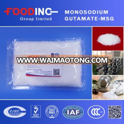 China Monosodium Glutamate Food Grade MSG